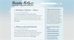 Desktop Screenshot of beauty-blog.cz