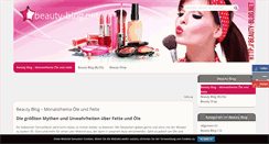 Desktop Screenshot of beauty-blog.net