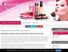 Tablet Screenshot of beauty-blog.net